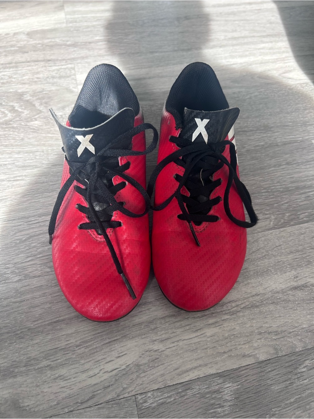 Adidas  Red Kids Soccer Cleats size 2